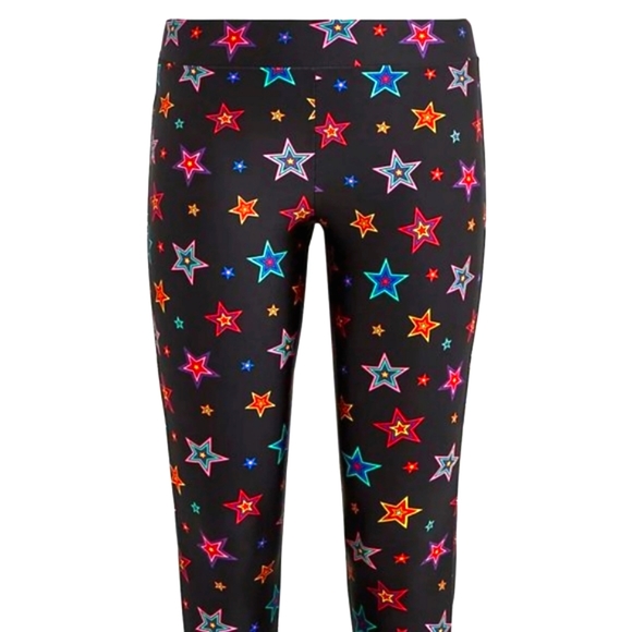 ❤️NWT VINTAGE TORRID SPARKLY STARS FULL LENGTH LIQUID LEGGING - PLUS SIZE - Picture 7 of 9